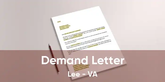 Demand Letter Lee - VA