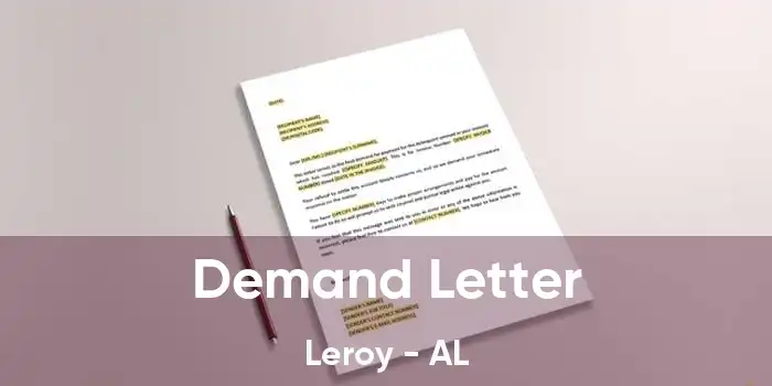 Demand Letter Leroy - AL