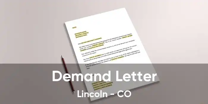 Demand Letter Lincoln - CO