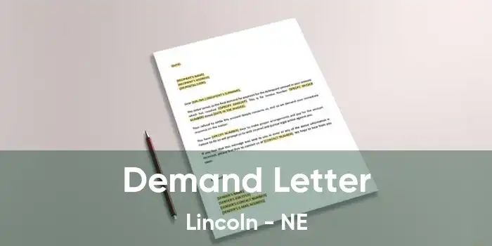 Demand Letter Lincoln - NE