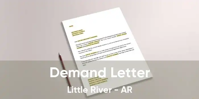 Demand Letter Little River - AR