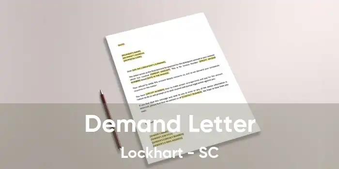 Demand Letter Lockhart - SC