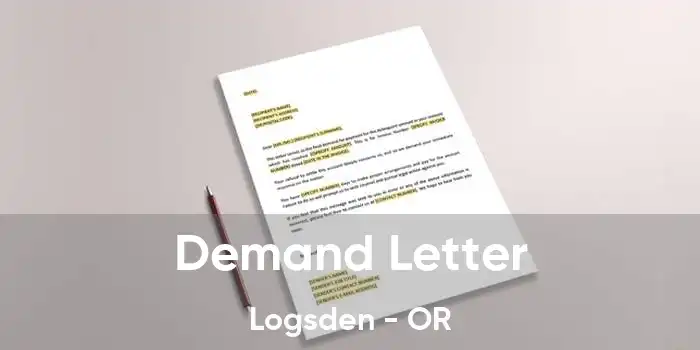 Demand Letter Logsden - OR