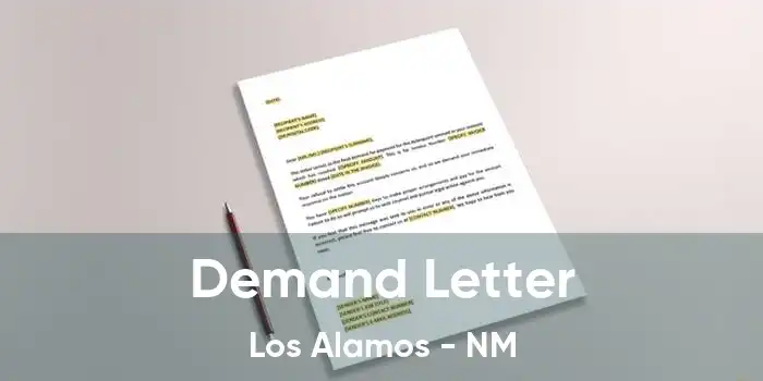 Demand Letter Los Alamos - NM