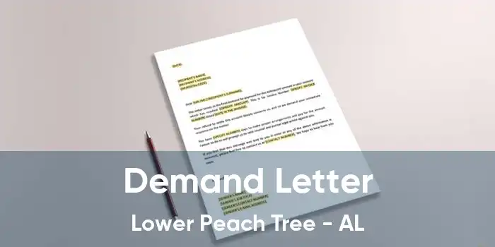 Demand Letter Lower Peach Tree - AL