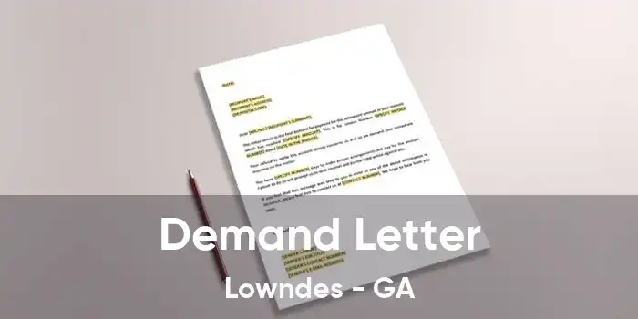 Demand Letter Lowndes - GA