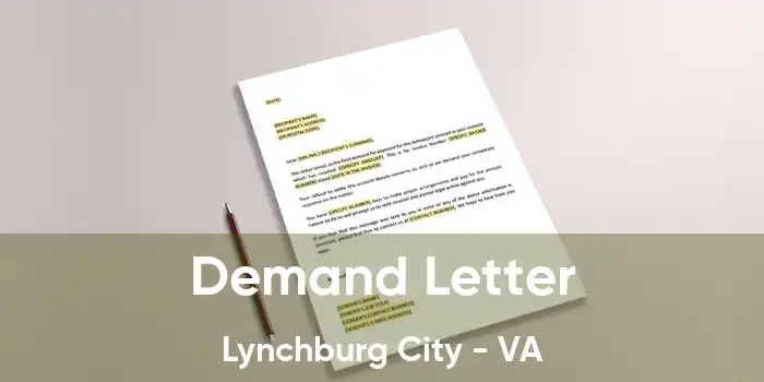 Demand Letter Lynchburg City - VA