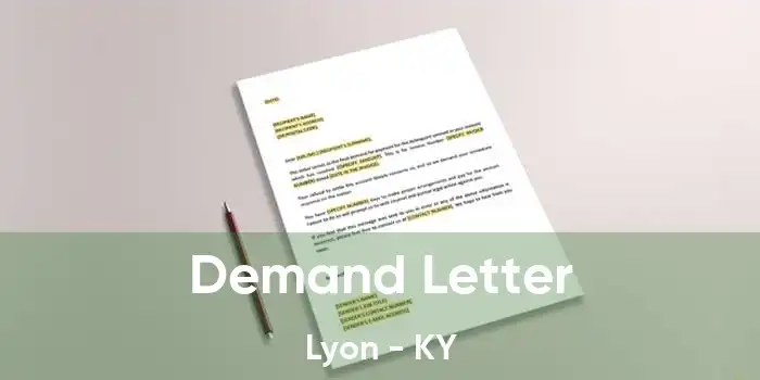 Demand Letter Lyon - KY