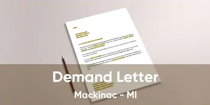 Demand Letter Mackinac - MI