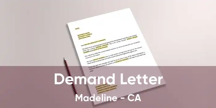 Demand Letter Madeline - CA