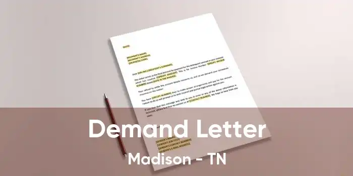 Demand Letter Madison - TN