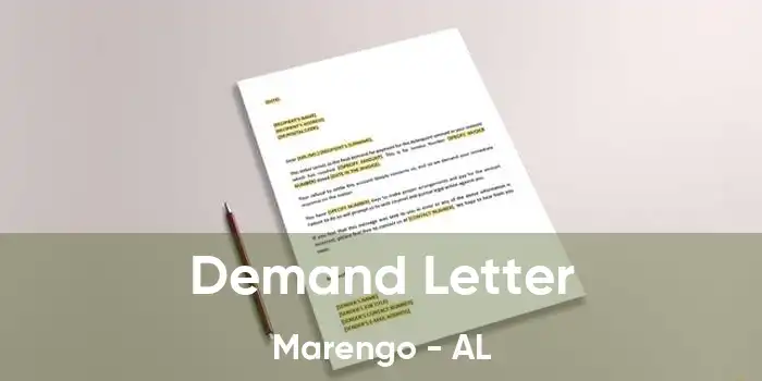 Demand Letter Marengo - AL