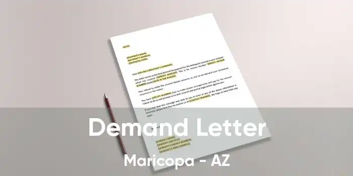 Demand Letter Maricopa - AZ