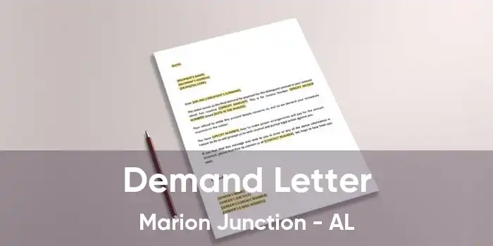 Demand Letter Marion Junction - AL