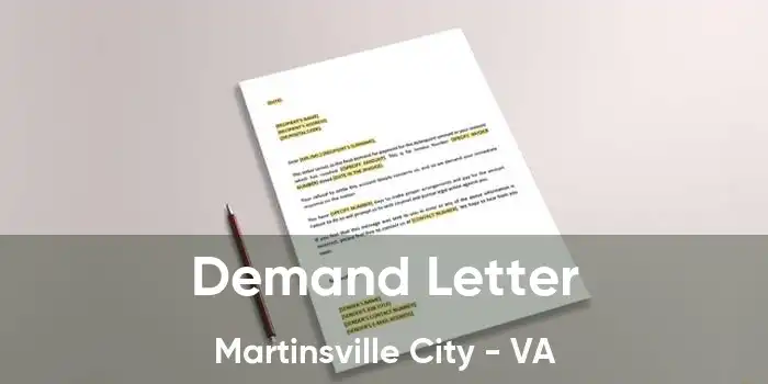 Demand Letter Martinsville City - VA