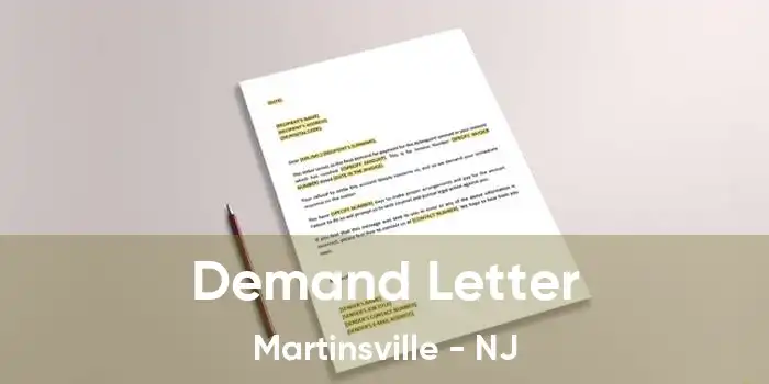 Demand Letter Martinsville - NJ