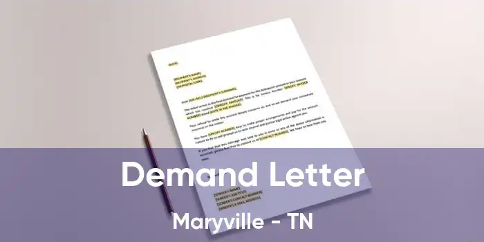 Demand Letter Maryville - TN