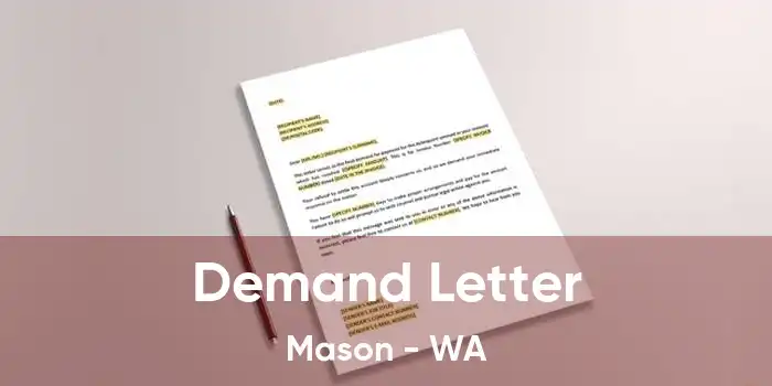 Demand Letter Mason - WA