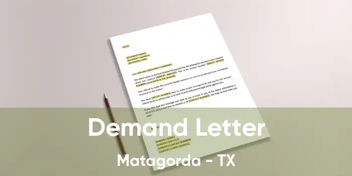 Demand Letter Matagorda - TX