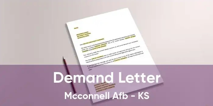 Demand Letter Mcconnell Afb - KS