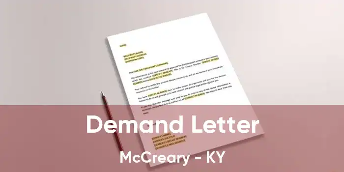  Demand Letter McCreary - KY