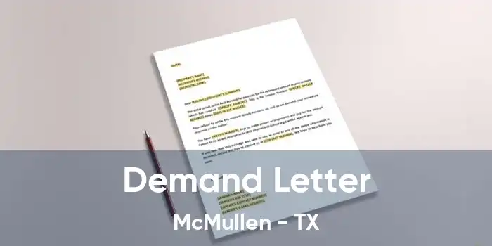 Demand Letter McMullen - TX