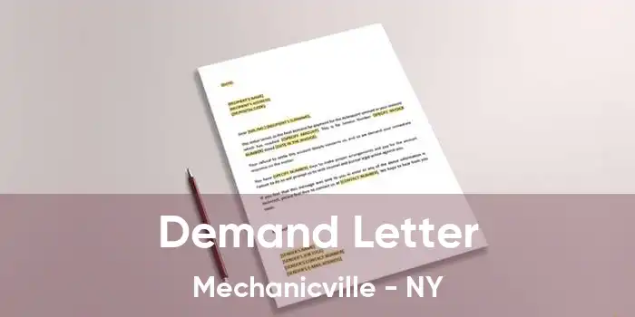 Demand Letter Mechanicville - NY