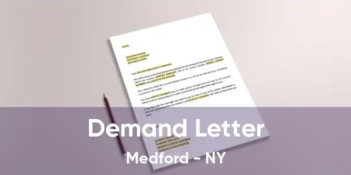 Demand Letter Medford - NY