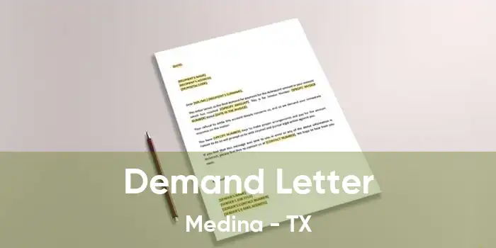 Demand Letter Medina - TX