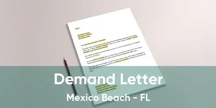 Demand Letter Mexico Beach - FL