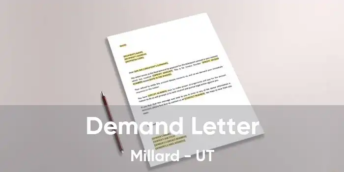 Demand Letter Millard - UT