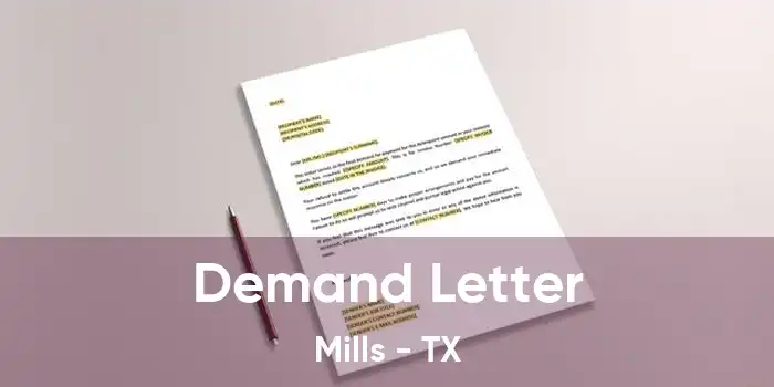 Demand Letter Mills - TX