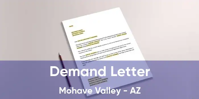 Demand Letter Mohave Valley - AZ