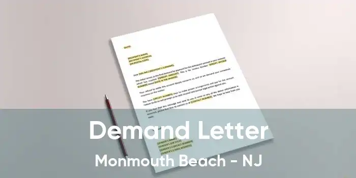 Demand Letter Monmouth Beach - NJ