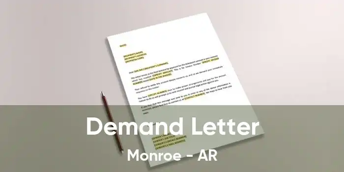 Demand Letter Monroe - AR