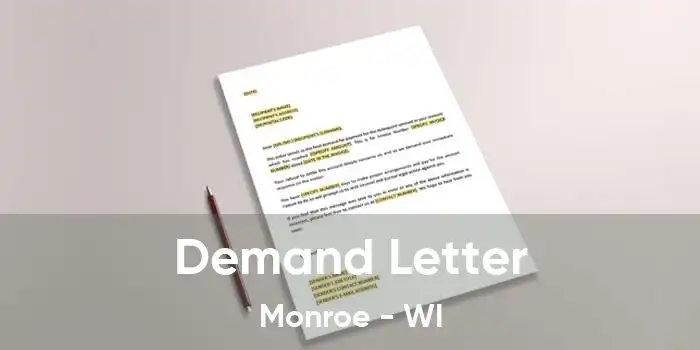 Demand Letter Monroe - WI