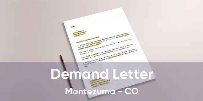 Demand Letter Montezuma - CO