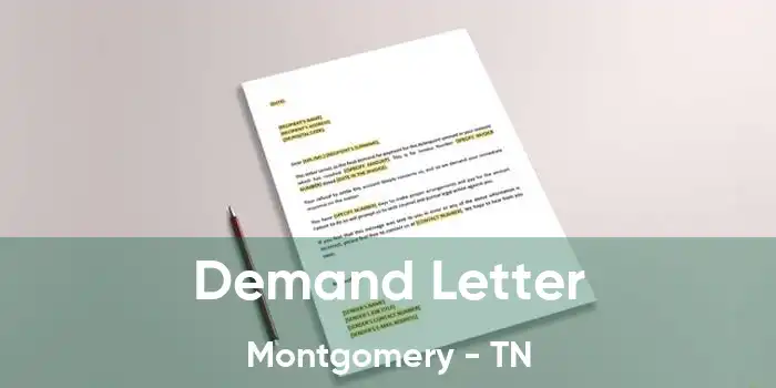 Demand Letter Montgomery - TN