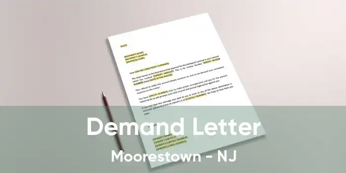 Demand Letter Moorestown - NJ