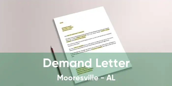 Demand Letter Mooresville - AL