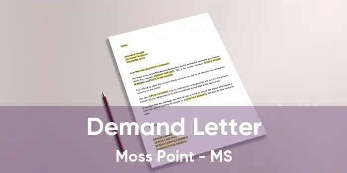 Demand Letter Moss Point - MS