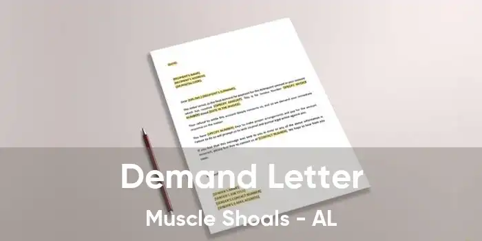 Demand Letter Muscle Shoals - AL