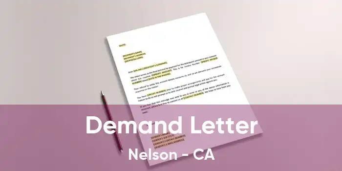 Demand Letter Nelson - CA