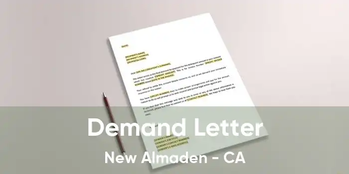 Demand Letter New Almaden - CA