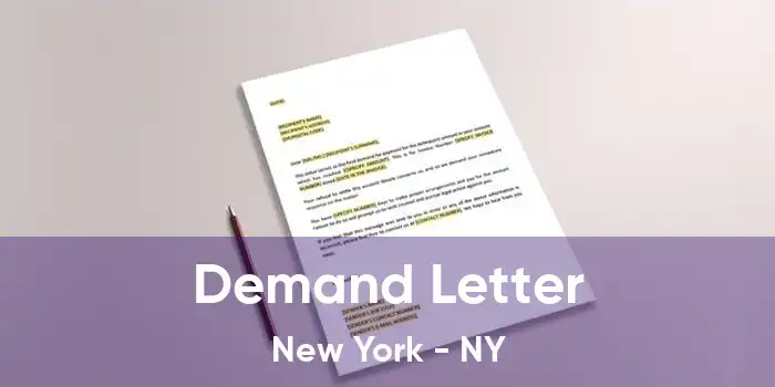 Demand Letter New York - NY