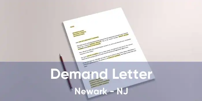 Demand Letter Newark - NJ