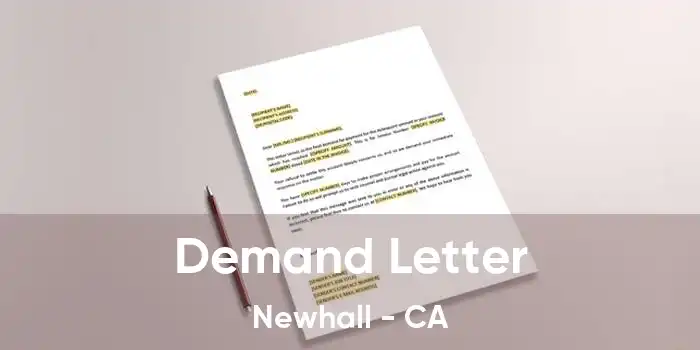 Demand Letter Newhall - CA