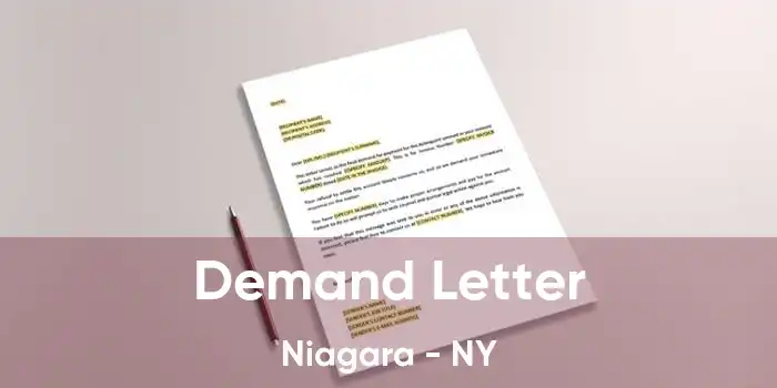 Demand Letter Niagara - NY