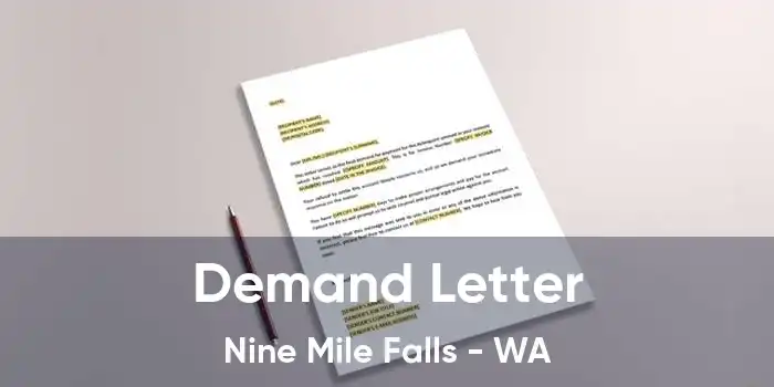 Demand Letter Nine Mile Falls - WA