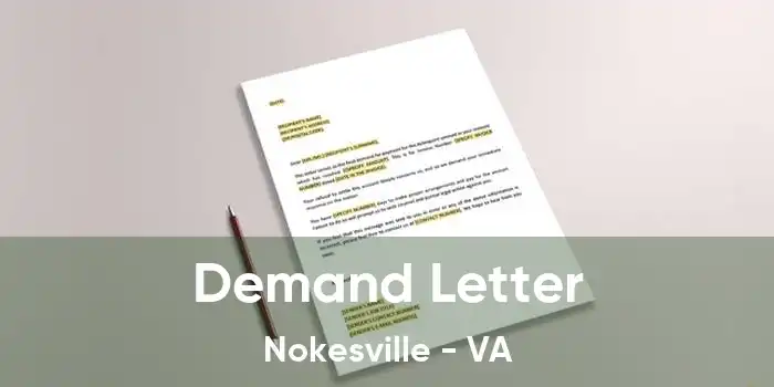 Demand Letter Nokesville - VA